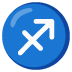 Sagittarius emoji on Google