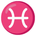 Google üzerinde Balık burcu emojisi