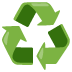 Recycling Symbol emoji on Google
