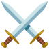 Crossed Swords emoji on Google