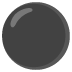 Black Circle emoji on Google