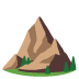 Emoji Gunung pada Google