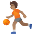 Emoji Orang melantun bola: ton kulit sederhana pada Google