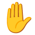 Emoji Bàn tay giơ lên trên Google