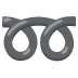 Emoji na Dobleng curly loop sa Google