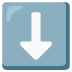 Pfeil nach unten-Emoji auf Google