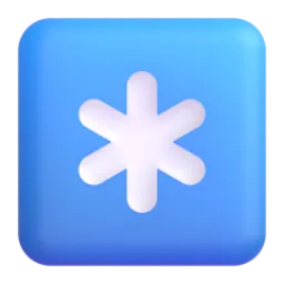 Эмодзи Клавиши: * на Microsoft
