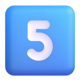 אימוג'י מקש: 5 ב-Microsoft