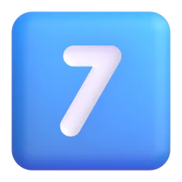 Emoji Tecla: 7 no Microsoft