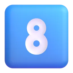 إيموجي مفتاح: 8 على Microsoft