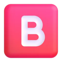 B Button (Blood Type) emoji on Microsoft