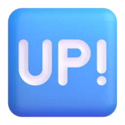 UP 表情符號在 Microsoft 上的樣子