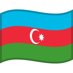 Azerbaijan Flag emoji on Microsoft