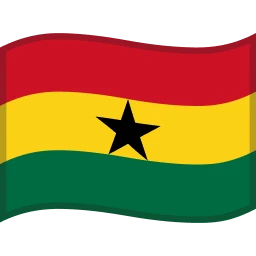 Ghana Flag emoji on Microsoft