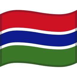 Gambia Flag emoji on Microsoft