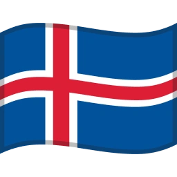 Iceland Flag emoji on Microsoft
