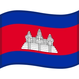Cambodia Flag emoji on Microsoft