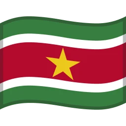 Suriname Flag emoji on Microsoft