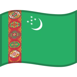Microsoft üzerinde Bayrak: Türkmenistan emojisi