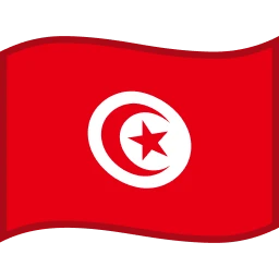 Tunisia Flag emoji on Microsoft