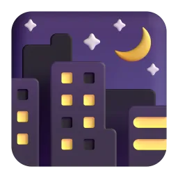 Emoji Notte stellata su Microsoft
