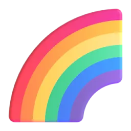 Emoji Arc-en-ciel sur Microsoft