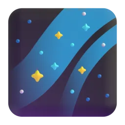 Milky Way emoji on Microsoft