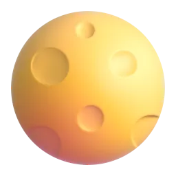 Full Moon emoji on Microsoft