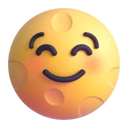 Full Moon Face emoji on Microsoft