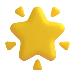 Glowing Star emoji on Microsoft