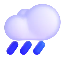 Microsoft での 雨雲 絵文字