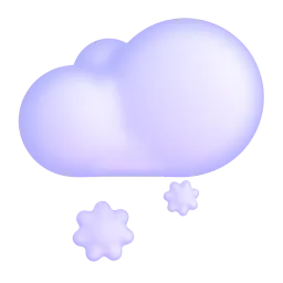 Wolke mit Schnee-Emoji auf Microsoft