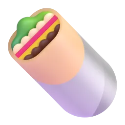 Microsoft üzerinde Burito emojisi