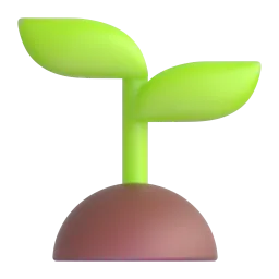 Seedling emoji on Microsoft