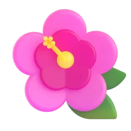 Emoji Hibisco no Microsoft