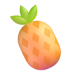 Ananas-emoji op Microsoft