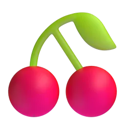 Emoji Cerezas en Microsoft