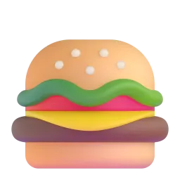 Emoji Hamburger pada Microsoft