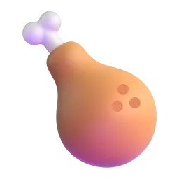 Poultry Leg emoji on Microsoft