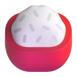Emoji Nasi matang di Microsoft