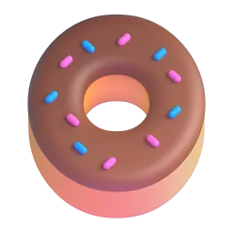 Doughnut emoji on Microsoft