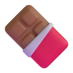 Schokoladentafel-Emoji auf Microsoft