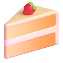 Emoji Sepotong kek pada Microsoft