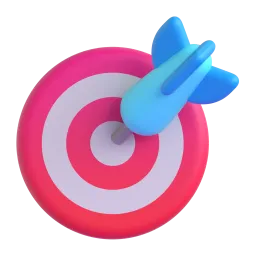 Bullseye emoji on Microsoft