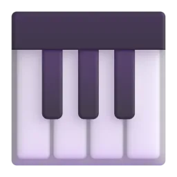 Musical Keyboard emoji on Microsoft