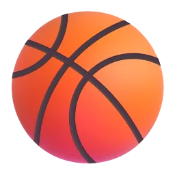 Basketball emoji on Microsoft