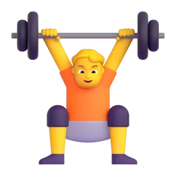Gewichtheber(in)-Emoji auf Microsoft