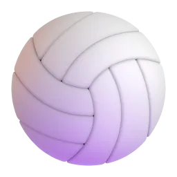 Volleyball emoji on Microsoft