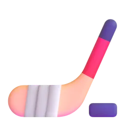 Ice Hockey emoji on Microsoft
