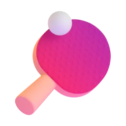 Tischtennis-Emoji auf Microsoft